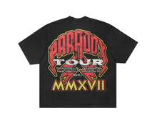 Load image into Gallery viewer, Paradox Retro Tour Lightning Arc Logo Tee &quot;Black&quot;
