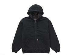 Load image into Gallery viewer, Supreme Dickies Quilted Lined Zip Up Hooded Sweatshirt &quot;Black&quot;
