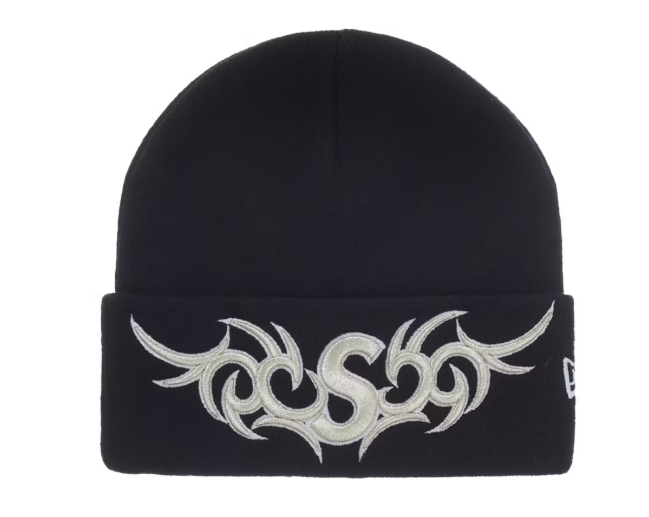 Supreme New Era Tribal S Logo Beanie 