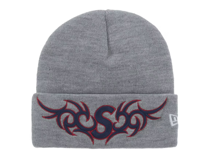Supreme New Era Tribal S Logo Beanie 