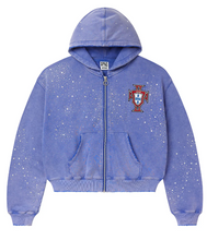 Load image into Gallery viewer, Vale Forever Sea Cluster Zip-Up &quot;Blue&quot;
