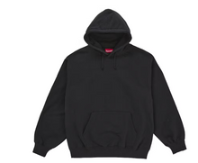 Load image into Gallery viewer, Supreme Satin Appliqué Hooded Sweatshirt (FW25) &quot;Black&quot;
