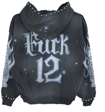 Load image into Gallery viewer, Paradox Fuck 12 Hoodie &quot;Black&quot;
