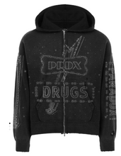 Load image into Gallery viewer, Paradox Drugs Zip-Up &quot;Black&quot;
