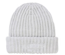 Load image into Gallery viewer, Supreme Chunky Rib Classic Logo Beanie &quot;White&quot;
