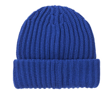 Load image into Gallery viewer, Supreme Chunky Rib Classic Logo Beanie &quot;Blue&quot;
