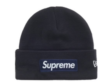 Load image into Gallery viewer, Supreme New Era Box Logo Beanie (FW25) "Navy"
