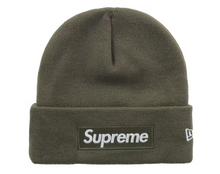 Load image into Gallery viewer, Supreme New Era Box Logo Beanie (FW25) "Light Olive"
