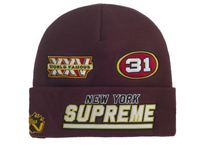 Load image into Gallery viewer, Supreme New Era Football Beanie "Red"
