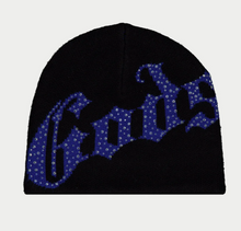 Load image into Gallery viewer, Godspeed OG Logo Studded Beanie "Black/Blue"
