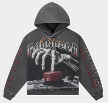 Load image into Gallery viewer, Godspeed Code Red Hoodie "Grey Wash"

