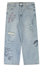 Load image into Gallery viewer, Boredom Kills Scribble Denim
