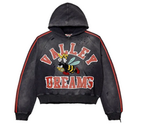 Load image into Gallery viewer, Vale Forever Anthem Hoodie "Black/Red"
