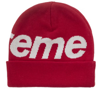 Load image into Gallery viewer, Supreme Big Logo Beanie (FW25) "Red"
