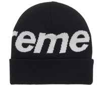 Load image into Gallery viewer, Supreme Big Logo Beanie (FW25) "Black"
