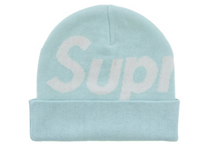 Load image into Gallery viewer, Supreme Big Logo Beanie (FW25) "Light Blue"
