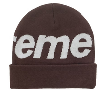 Load image into Gallery viewer, Supreme Big Logo Beanie (FW25) "Brown"
