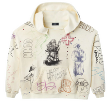 Load image into Gallery viewer, HMDD Sketch Hoodie "Cream"
