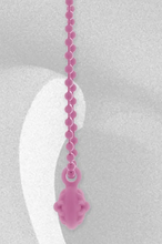 Load image into Gallery viewer, Chrome Hearts Silichrome Crossball Charm "Pink"
