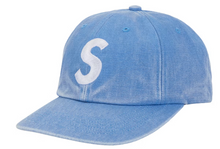 Load image into Gallery viewer, Supreme Pigment Coated S Logo 6-Panel Cap (SS26) "Light Blue"
