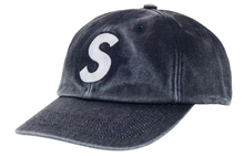 Load image into Gallery viewer, Supreme Pigment Coated S Logo 6-Panel Cap (SS26) "Navy"
