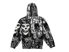 Load image into Gallery viewer, Supreme The Misfits Zip Up Hooded Sweater "Black"
