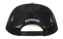 Load image into Gallery viewer, Supreme Raffia Mesh Back 5-Panel Hat "Tan"

