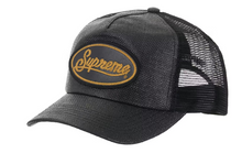 Load image into Gallery viewer, Supreme Raffia Mesh Back 5-Panel Hat "Black"
