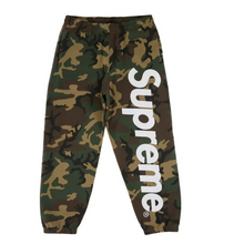 Load image into Gallery viewer, Supreme Satin Applique Sweatpant (SS26) "Woodland Camo"
