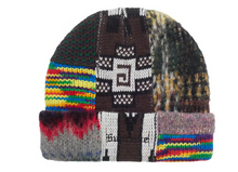 Load image into Gallery viewer, Supreme Patchwork Beanie "Brown"
