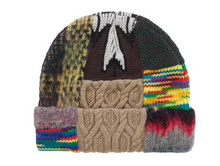 Load image into Gallery viewer, Supreme Patchwork Beanie "Brown"
