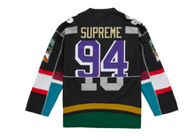 Load image into Gallery viewer, Supreme Paneled Hockey Jersey "Black"
