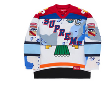 Load image into Gallery viewer, Supreme Paneled Hockey Jersey "White"

