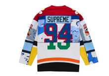 Load image into Gallery viewer, Supreme Paneled Hockey Jersey "White"
