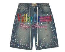 Load image into Gallery viewer, Vale Forever Ice Cream Jorts "Light Rinse"
