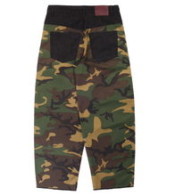 Load image into Gallery viewer, Boredom Kills Double Waisted Denim "Camo"
