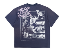 Load image into Gallery viewer, Boredom Kills French Tee "Navy"
