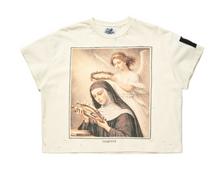 Load image into Gallery viewer, Vampstr Saint Rita Vintage Tee "Cream"

