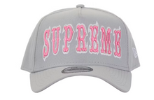 Load image into Gallery viewer, Supreme Gothic Outline Adjustable New Era 59Fifty Fitted Cap "Grey"
