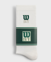 Load image into Gallery viewer, Kith Ivy for Wilson Performance Crew Socks "Cream"
