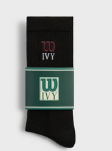 Load image into Gallery viewer, Kith Ivy for Wilson Performance Crew Socks "Black"
