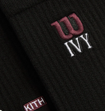Load image into Gallery viewer, Kith Ivy for Wilson Performance Crew Socks "Black"
