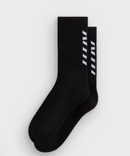 Load image into Gallery viewer, Kith Fast Logo Cotton Crew Socks "Black"
