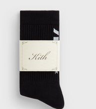 Load image into Gallery viewer, Kith Fast Logo Cotton Crew Socks "Black"

