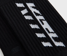 Load image into Gallery viewer, Kith Fast Logo Cotton Crew Socks "Black"
