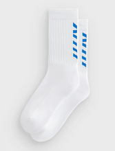 Load image into Gallery viewer, Kith Fast Logo Cotton Crew Socks "White"
