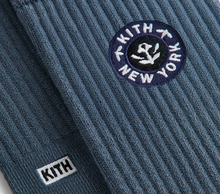 Load image into Gallery viewer, Kith Rose Script Sock "Navy"
