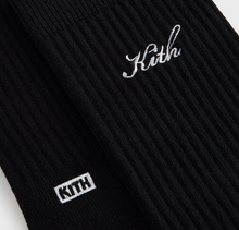 Load image into Gallery viewer, Kith Script Sock "Black"

