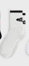 Load image into Gallery viewer, Kith Striped Mid Sock "Grey"
