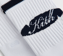 Load image into Gallery viewer, Kith Striped Mid Sock "White"
